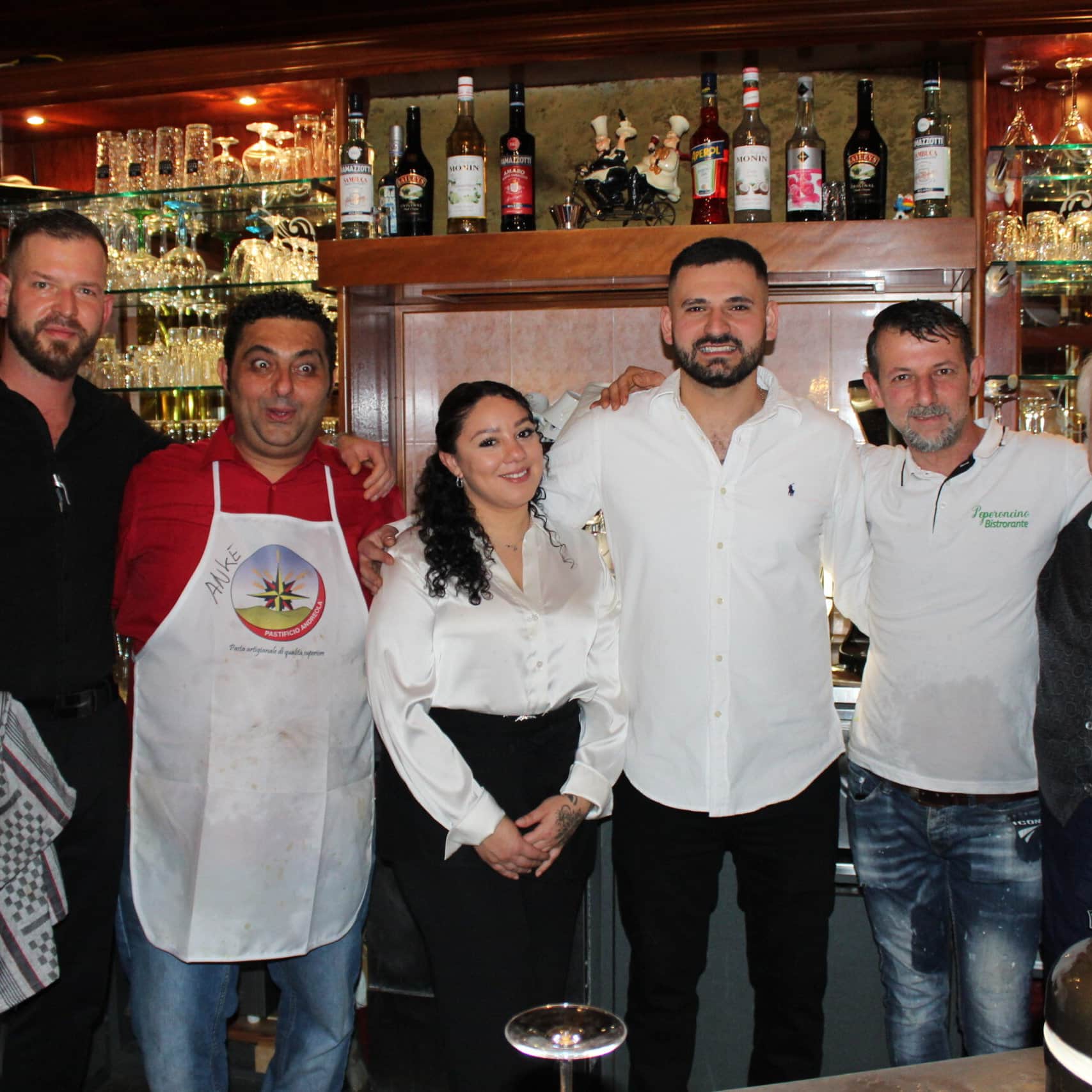 Das Team Peperoncino Ristorante